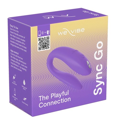 We-Vibe Sync Go Purple - Intymny model dla par, zdalne sterowanie, silikon We-Vibe Sync Go Purple - Intymny model dla par, zdalne sterowanie, silikon