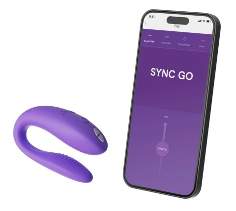 We-Vibe Sync Go Purple - Intymny model dla par, zdalne sterowanie, silikon We-Vibe Sync Go Purple - Intymny model dla par, zdalne sterowanie, silikon
