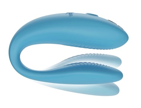 We-Vibe Sync Go Turquoise - Intymny masażer par, Bluetooth, silikon We-Vibe Sync Go Turquoise - Intymny masażer par, Bluetooth, silikon