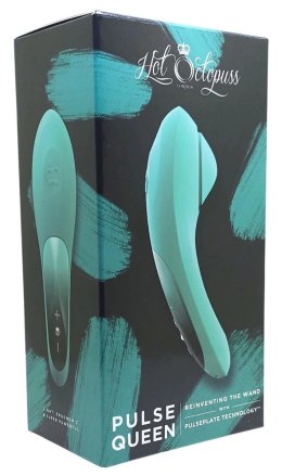 Hot Octopuss Pulse Queen Zielony - Wibrator pulsacyjny, 18 cm
