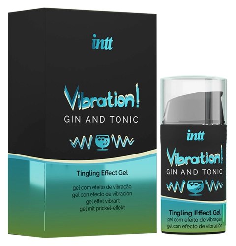 Intt Tingling Effect Gel Gin & Tonic 15 ml - żel intymny z efektem mrowienia Intt Tingling Effect Gel Gin & Tonic 15 ml - żel intymny z efektem mrowienia