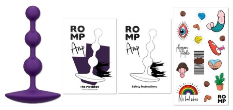 ROMP Amp - Koraliki silikonowe 3 rozmiary, elastyczne, 13,5 cm ROMP Amp - Koraliki silikonowe 3 rozmiary, elastyczne, 13,5 cm