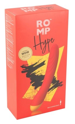 ROMP Hype Wibrator Zakrzywiony 10 Trybow Wibracji Silikonowy USB