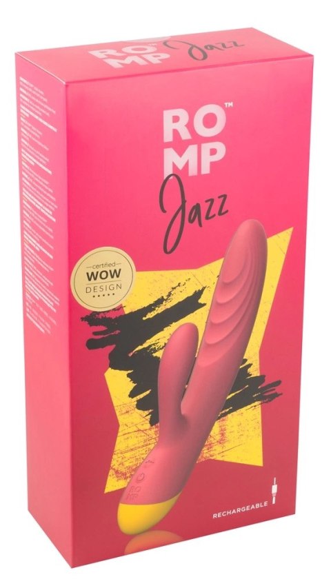 ROMP Jazz urządzenie intymne kroliczek 10 trybow silikonowy fioletowy