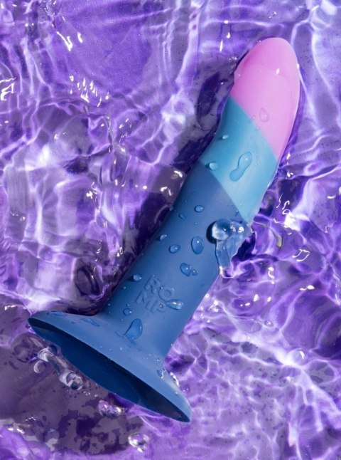 ROMP Piccolo Faliste Dwukolorowe Silikonowe Akcesorium 14 cm Przyssawka ROMP Piccolo Faliste Dwukolorowe Silikonowe Akcesorium 14 cm Przyssawka