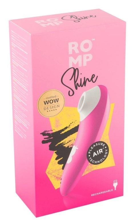 ROMP Shine Pulsator z Technologią Pleasure Air, 10 Trybow, Fioletowy ROMP Shine Pulsator z Technologią Pleasure Air, 10 Trybow, Fioletowy