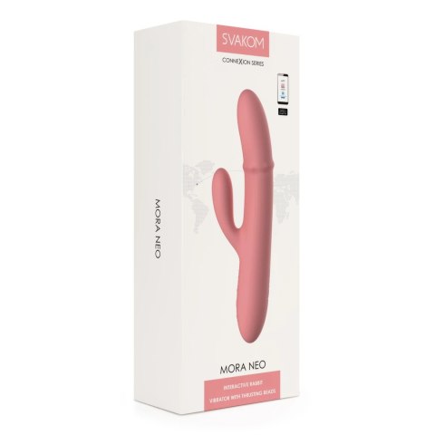 Svakom Mora NEO Interaktywny Model Krolik z Funkcją Thrusting 195mm Svakom Mora NEO Interaktywny Model Krolik z Funkcją Thrusting 195mm