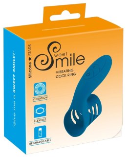Sweet Smile Pierścień Wibrujący Intymny z 7 Trybami Silikonowy USB