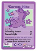Unihorn Karma Lilac - urządzenie intymne z podwojnym silnikiem, silikon