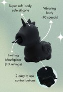 Unihorn Wild Spirit - Stymulator punktowy jednorożec, silikonowy, USB