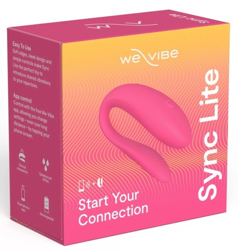 We-Vibe Sync Lite Pink - Model dla Par z Aplikacją, Smukła Konstrukcja We-Vibe Sync Lite Pink - Model dla Par z Aplikacją, Smukła Konstrukcja