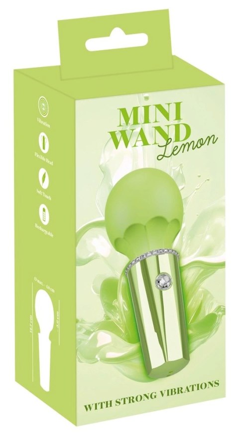 You2Toys Mini Wand Lemon - zielony masażer z 10 trybami wibracji USB You2Toys Mini Wand Lemon - zielony masażer z 10 trybami wibracji USB