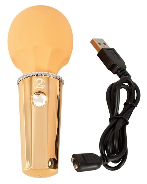 You2Toys Mini Wand Mango - Kompaktowy masażer relaksacyjny żołty You2Toys Mini Wand Mango - Kompaktowy masażer relaksacyjny żołty