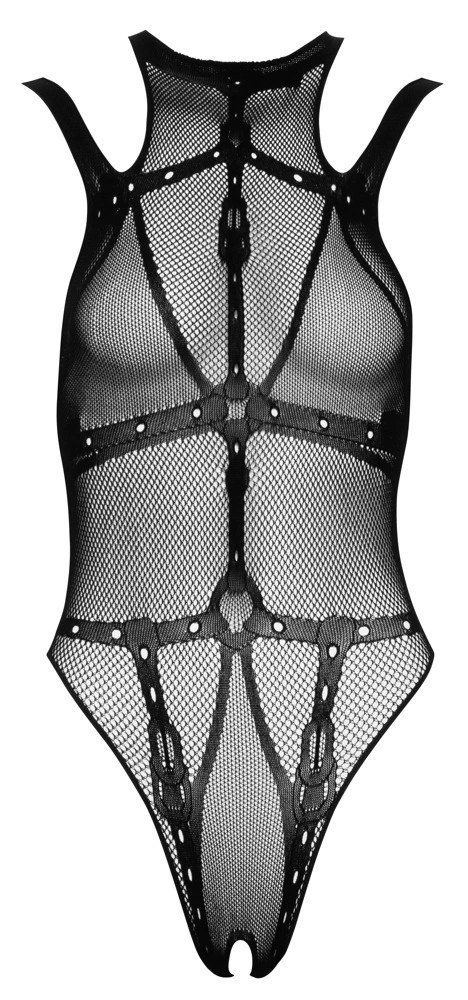 Cottelli Collection Fantasy Body Siateczkowe Otwarte S-L Czarny Cottelli Collection Fantasy Body Siateczkowe Otwarte S-L Czarny