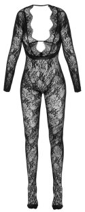 Cottelli Collection Fantasy kombinezon koronkowy bez krocza S-L czarny