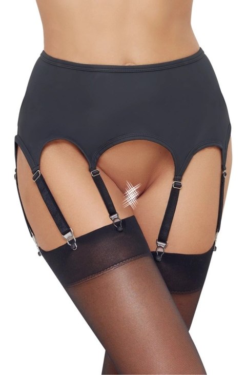 Cottelli Lingerie Pas do Pończoch 8 Szelek Czarny Matowy M Cottelli Lingerie Pas do Pończoch 8 Szelek Czarny Matowy M