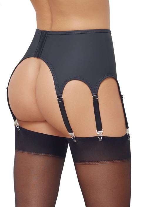 Cottelli Lingerie Pas do Pończoch 8 Szelek Czarny Matowy M Cottelli Lingerie Pas do Pończoch 8 Szelek Czarny Matowy M