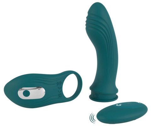 Couples Choice Zestaw 3w1 z wibratorem G i pierścieniem, pilot RC Couples Choice Zestaw 3w1 z wibratorem G i pierścieniem, pilot RC