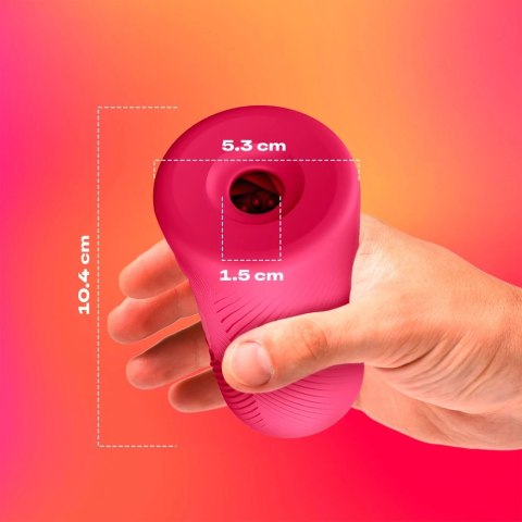 Durex Slide & Ride Rękaw Intymny Prążkowany Rożowy 10,5 cm TPE Durex Slide & Ride Rękaw Intymny Prążkowany Rożowy 10,5 cm TPE