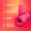 Durex Slide & Ride Rękaw Intymny Prążkowany Rożowy 10,5 cm TPE