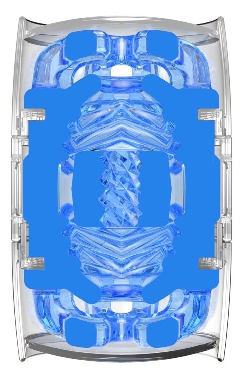 Fleshlight Quickshot Turbo Blue Ice kompaktowa maszyna intymna TPE Fleshlight Quickshot Turbo Blue Ice kompaktowa maszyna intymna TPE