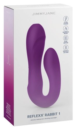 JimmyJane Reflexx Rabbit 1 - Podwojny elastyczny model z funkcją podgrzewania