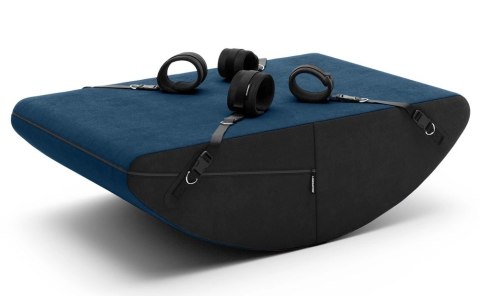 Liberator Scoop Rocker poduszka bujana z mankietami czarno-niebieska 104cm Liberator Scoop Rocker poduszka bujana z mankietami czarno-niebieska 104cm