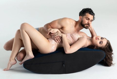 Liberator Scoop Rocker poduszka bujana z mankietami czarno-niebieska 104cm Liberator Scoop Rocker poduszka bujana z mankietami czarno-niebieska 104cm