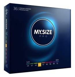 MY.SIZE PRO 53 mm 36 szt. prezerwatywy Vytex ultracienkie bezzapachowe