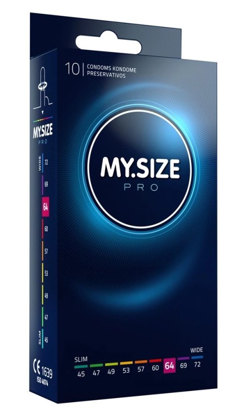 MY.SIZE PRO 64 mm 10 szt. ultracienkie prezerwatywy Vytex hypoalergiczne MY.SIZE PRO 64 mm 10 szt. ultracienkie prezerwatywy Vytex hypoalergiczne
