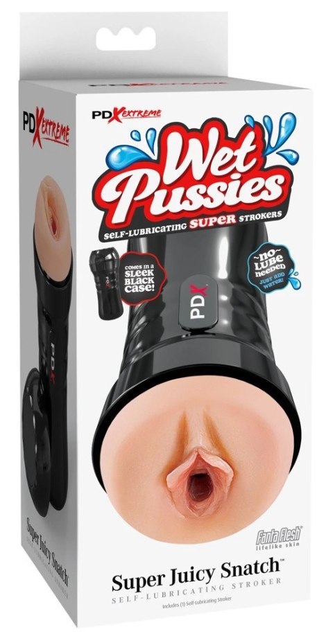 PDX Extreme Wet Pussies Super Juicy Czarna maszyna intymna Fanta Flesh