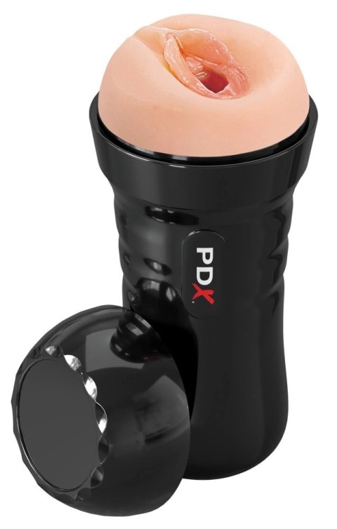 PDX Extreme Wet Pussies Super Juicy Czarna maszyna intymna Fanta Flesh PDX Extreme Wet Pussies Super Juicy Czarna maszyna intymna Fanta Flesh