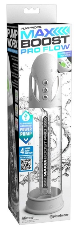 Pump Worx Max Boost Pro Flow White system ciśnieniowy LED 28,6 cm