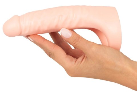 Realistixxx Double Fucker - Nakładka intymna z wibracjami 18 cm, naturalny kolor Realistixxx Double Fucker - Nakładka intymna z wibracjami 18 cm, naturalny kolor