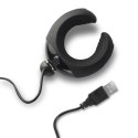 Rocks-Off Echo C czarna maszyna intymna z wibracjami, ergonomiczna