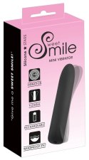 Sweet Smile Mini Wibrator Czarny 12 cm wodoodporny silikon USB