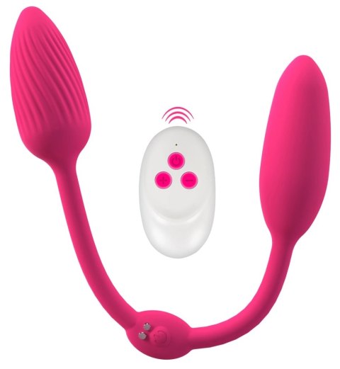 Sweet Smile RC Double Pleasure - System Wibracyjny Z Pilotem Rożowy Sweet Smile RC Double Pleasure - System Wibracyjny Z Pilotem Rożowy