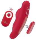 Sweet Smile RC Panty Vibrator Czerwony, Pilot, Magnes, 10 Trybow, 9,7 cm