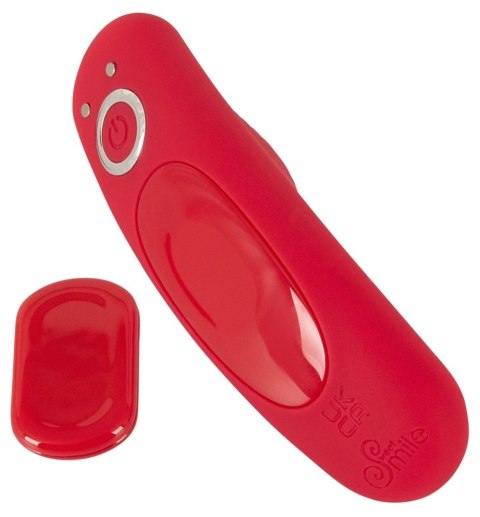 Sweet Smile RC Panty Vibrator Czerwony, Pilot, Magnes, 10 Trybow, 9,7 cm Sweet Smile RC Panty Vibrator Czerwony, Pilot, Magnes, 10 Trybow, 9,7 cm