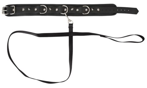 Vegan Fetish Kołnierz z Ekoskory z Ozdobnymi Kolcami i Smyczą 112 cm Vegan Fetish Kołnierz z Ekoskory z Ozdobnymi Kolcami i Smyczą 112 cm