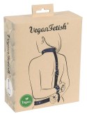 Vegan Fetish zestaw regulowany: mankiet na szyję, pas taliowy, kajdanki PU