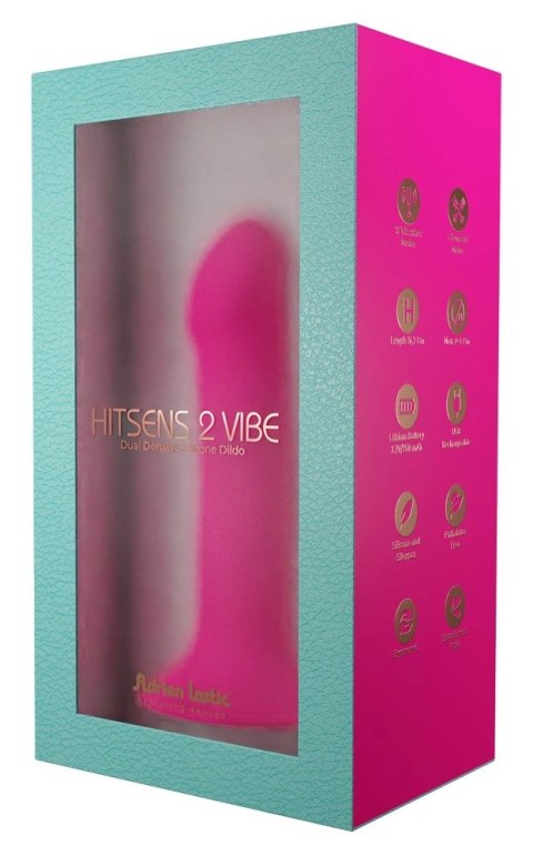 Adrien Lastic Hitsens 2 Vibe silikonowy model 10 trybow rożowy 17,2 cm Adrien Lastic Hitsens 2 Vibe silikonowy model 10 trybow rożowy 17,2 cm