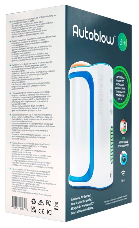 Autoblow A.I.+ System intymny z aplikacją mobilną i 9 trybami pracy Autoblow A.I.+ System intymny z aplikacją mobilną i 9 trybami pracy