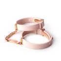 Crave ID Cuffs mankiety silikonowe rożowe z elementami rożowego złota