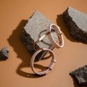 Crave ID Cuffs mankiety silikonowe rożowe z elementami rożowego złota