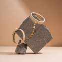 Crave ID Cuffs mankiety skorzane ze złotą powłoką 18k regulowane