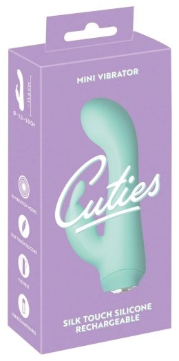Cuties Mini Wibrator 4.G Zielony - 10 Trybow, Kompaktowy, USB