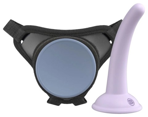 Dillio Platinum Body Dock System Fioletowy 14,6 cm Uprząż + Akcesorium Dillio Platinum Body Dock System Fioletowy 14,6 cm Uprząż + Akcesorium