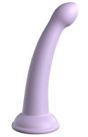 Dillio Platinum Secret Explorer 17,2 cm Fioletowy - silikonowy model z okrągłą końcowką