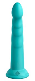 Dillio Platinum Slim Seven 19,7 cm turkusowy - model z rowkami, silikon